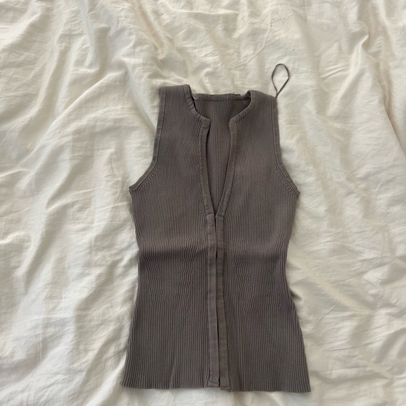 Zara Fitted Knit Top - Picture 3 of 5